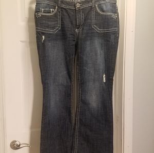 Hydraulic Wide Leg Jeans